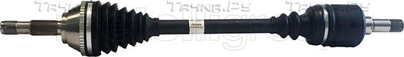 Полуось (привод в сборе, приводной вал) Metelli. Артикул 17-0084