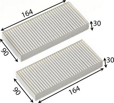 Салонный фильтр JS Asakashi. Артикул AC32001SET