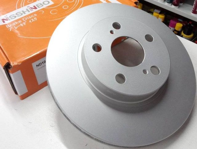 Тормозной диск Nisshinbo передний для Toyota Prius II (XW20) 2003-2009. Артикул ND1027K