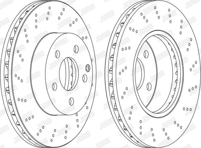 Тормозной диск Jurid COAT+. Артикул 562619JC-1