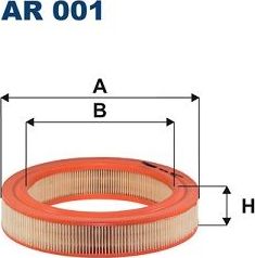 Воздушный фильтр Filtron. Артикул AR 001