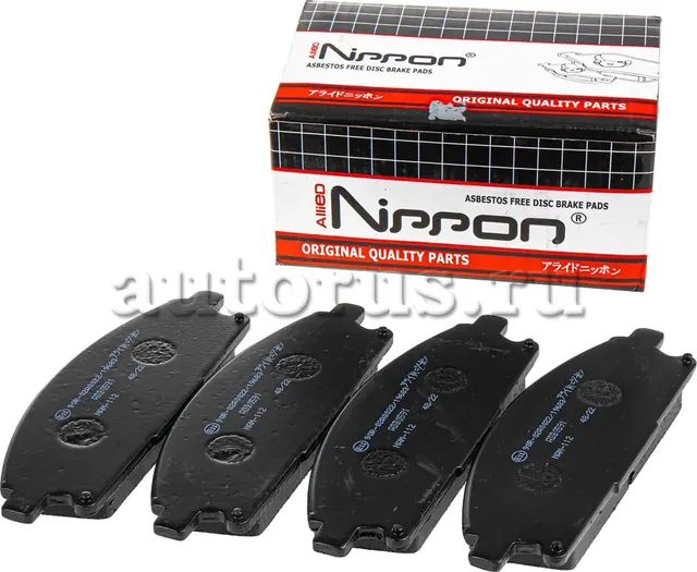 Колодки тормозные дисковые | перед | (Allied Nippon). Артикул ADB0591