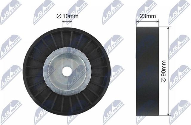 Натяжной ролик (натяжитель) приводного поликлинового ремня NTY. Артикул RNK-SU-012
