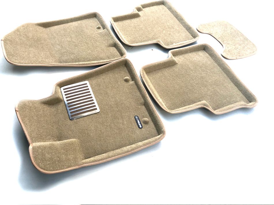 Коврики текстильные Euromat 3D Lux для салона Kia Sportage IV 2016-2026 Бежевые. Артикул EM3D-002927T