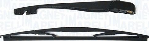 Поводок (рычаг) и щетка стеклоочистителя (дворника) Magneti Marelli. Артикул 000723180031