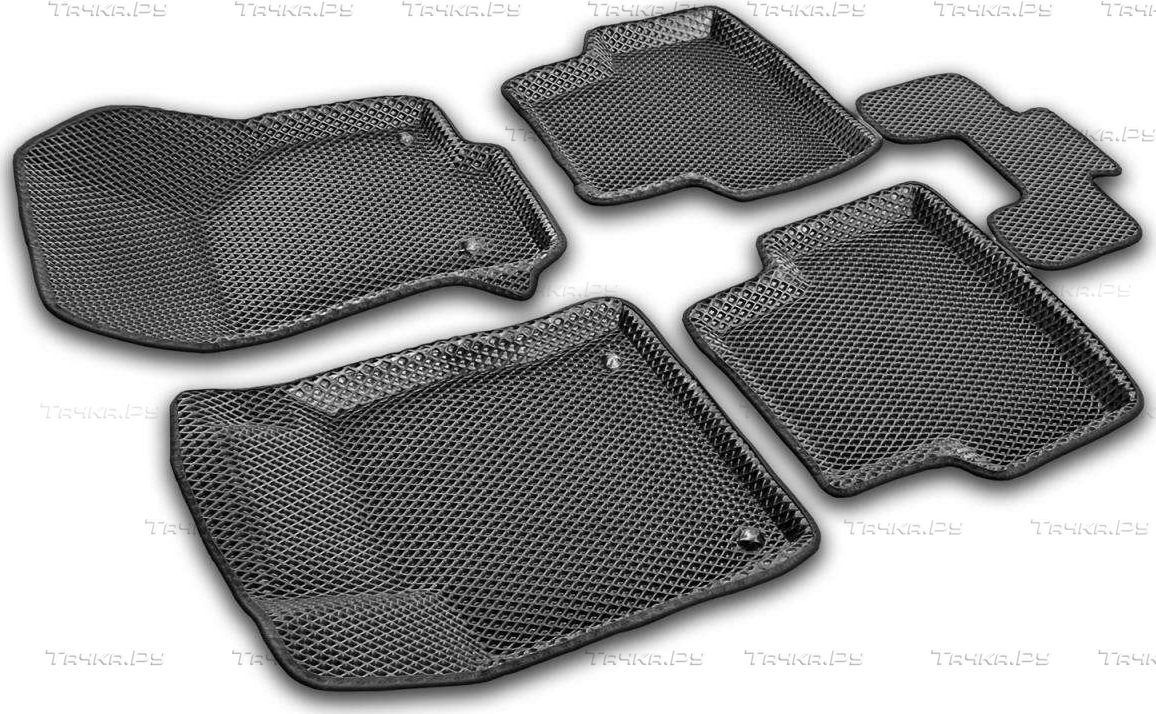 Коврики Euromat 3D xEVA для салона Skoda Octavia A8 2019-2026. Артикул XEVA3D-004507