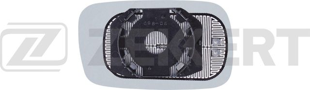 Зеркальное стекло бокового зеркала Zekkert левое для Volkswagen Passat B3 1988-1997. Артикул SP-1098