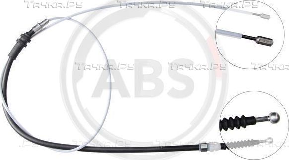 Трос ручника (тросик ручного тормоза) ABS. Артикул K13366