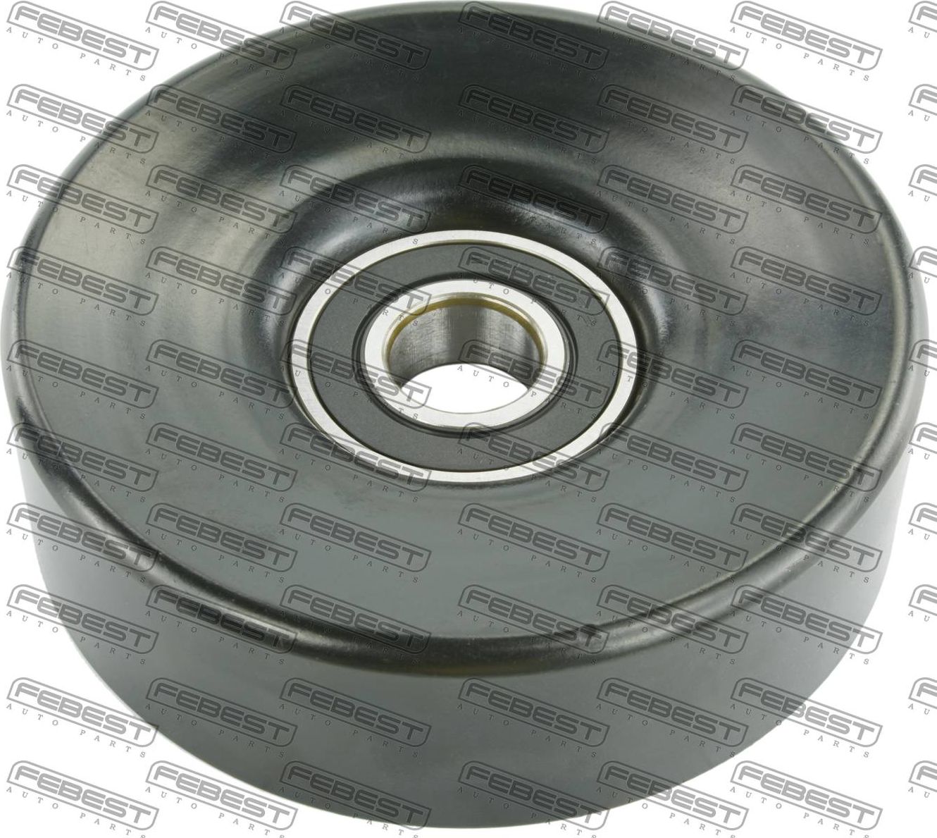 Натяжной ролик (натяжитель) приводного поликлинового ремня Febest. Артикул 0187-1UZFE