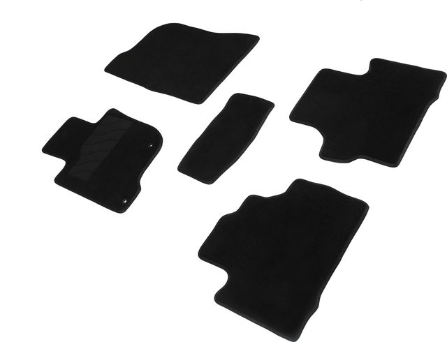 Коврики текстильные Seintex на нескользящей основе для салона Mitsubishi Pajero Sport III 2015-2026. Артикул 90210