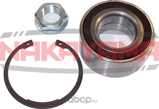Подшипник передней ступицы колеса, комплект CITROEN C3 02-, C4 04-, C4 PICASSO 0 (Nakayama). Артикул M1046NY