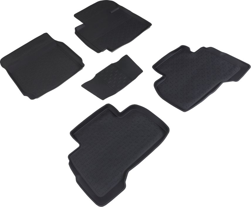Коврики резиновые Seintex с высоким бортиком для салона Suzuki Grand Vitara III 5-дв. 2005-2015. Артикул 01481