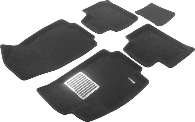 Коврики текстильные Euromat 3D Lux для салона Haval H3 2024-2026 . Артикул EM3D-001471