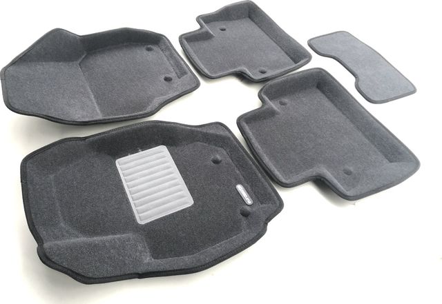 Коврики текстильные Euromat 3D Business для салона Volvo XC70 II 2007-2016 СЕРЫЕ. Артикул EMC3D-005507G