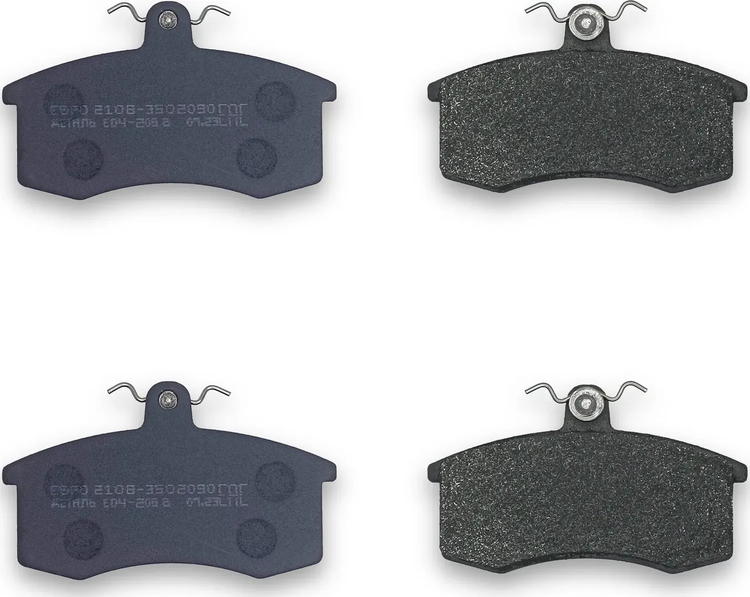 Колодки передние ВАЗ 2108-09 Евродеталь ED4-208B Евродеталь. Артикул ED4208B