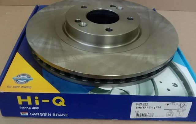 Тормозной диск Sangsin Hi-Q передний для Kia Sorento III Prime 2015-2025. Артикул SD1091