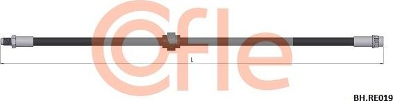 Тормозной шланг Cofle. Артикул 92.BH.RE019