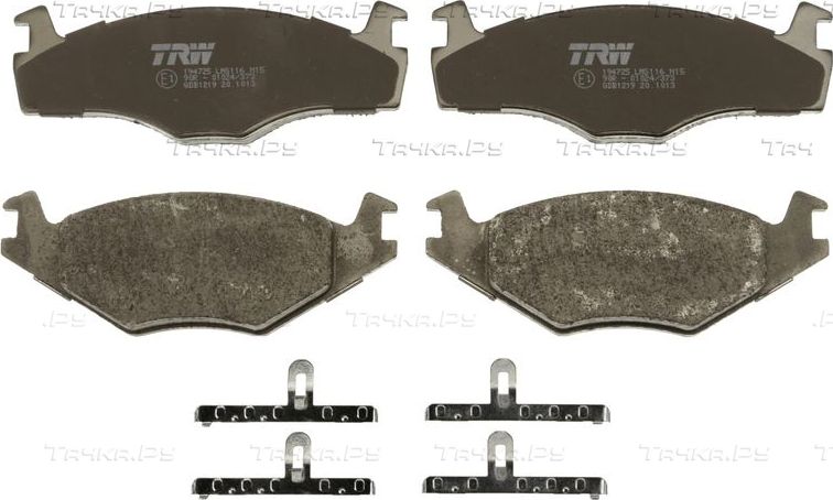 Тормозные колодки TRW COTEC передние для Volkswagen Polo II 1981-1994. Артикул GDB1219