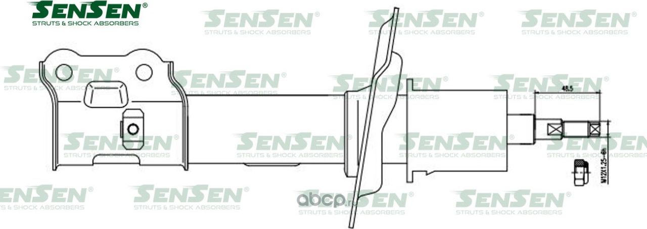 АМОРТ. ПЕРЕД. ЛЕВ. HYUNDAI IX35/TUCSON SONATA KIA OPTIMA/K5 SPORTAGE (Sensen). Артикул 42141320