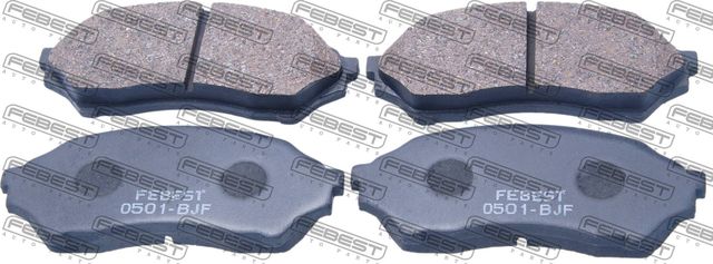 Тормозные колодки Febest передние для Mazda 323 VI (BJ) 1998-2004. Артикул 0501-BJF