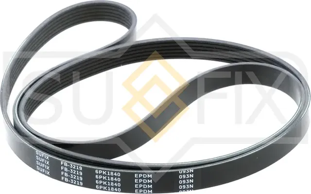 Ремень поликлиновый 6PK1840 (Sufix). Артикул FB-3219