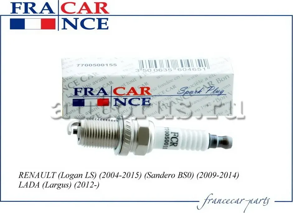 Свеча зажигания 1 электрод FRANCECAR FCR211044 Francecar. Артикул FCR211044