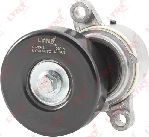 Натяжной ролик (натяжитель) приводного клинового зубчатого ремня LYNXauto. Артикул PT-3042