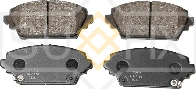 Колодки тормозные дисковые | перед прав/лев | (Sufix). Артикул SX-1156