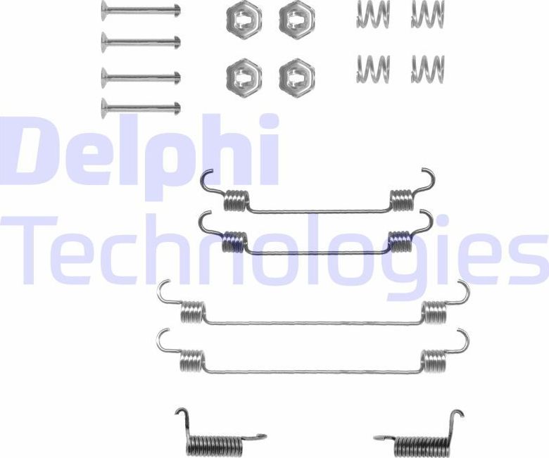 Комплектующие, тормозная колодка Delphi. Артикул LY1212