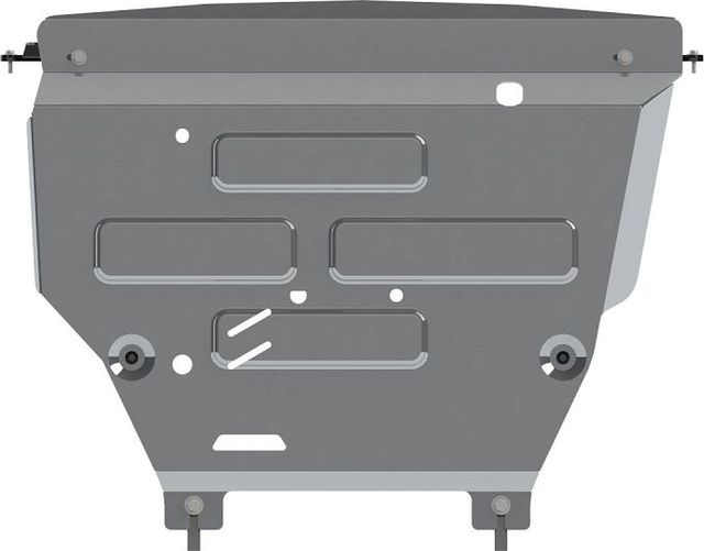 Защита алюминиевая Шериф (4 мм) для картера и КПП Ford EcoSport 2018-2026. Артикул 08.3899 V2