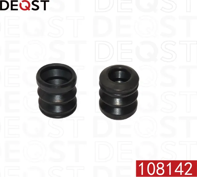 Комплект пыльников направляющих тормозного суппорта AUDI 100 >94 / 80 >94, MERC DEQST 108142 Deqst. Артикул 108142