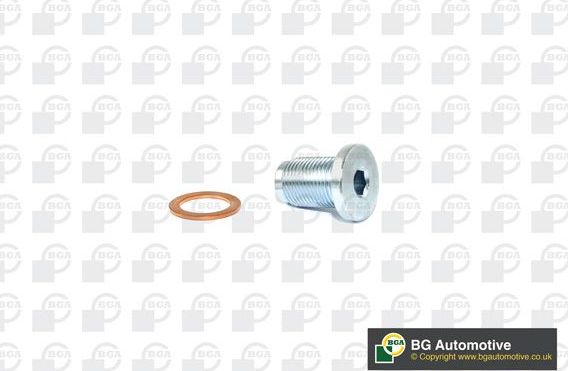 Сливная пробка масляного поддона двигателя BGA для Alfa Romeo 159 2005-2012. Артикул PK2201