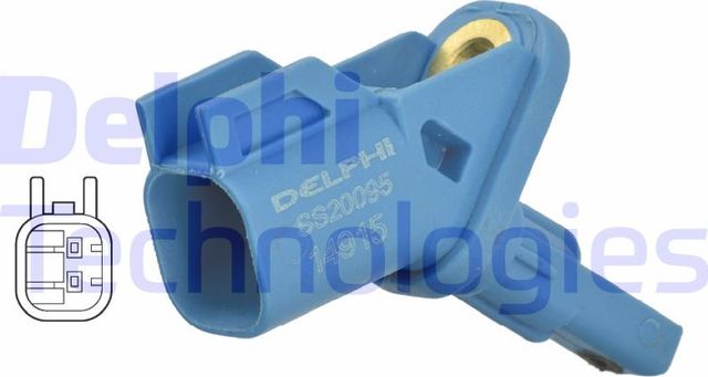 Датчик ABS Delphi передний передний для Ford Focus II 2004-2012. Артикул SS20095