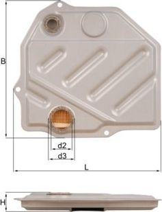 Фильтр АКПП Mahle-Knecht для Mercedes-Benz C-Класс I (W202) 1993-2001. Артикул HX 46