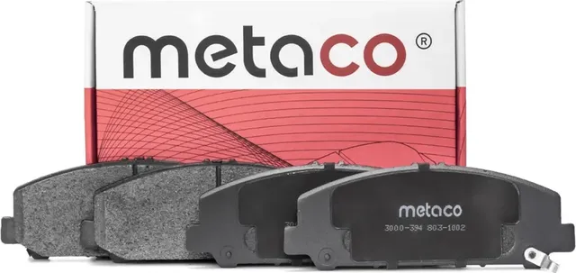 Колодки тормозные передние к-кт (Metaco). Артикул 3000394
