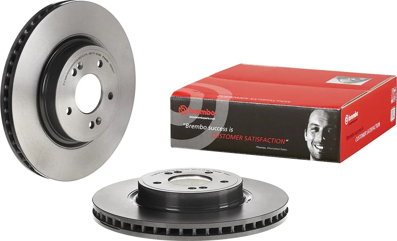Тормозной диск Brembo PRIME LINE - UV Coated. Артикул 09.D993.11