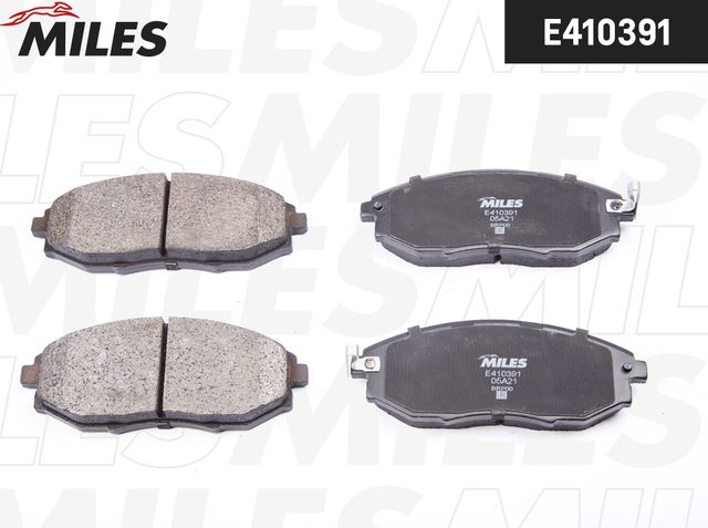 Тормозные колодки Miles (Low-Metallic) передние для Chevrolet Epica I 2006-2012. Артикул E410391