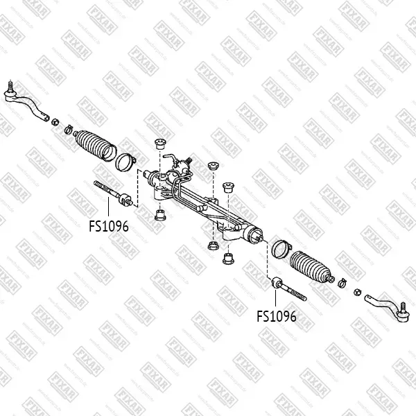 Тяга рулевая TOYOTA LAND CRUISER 07- лев./прав. (Fixar). Артикул FS1096