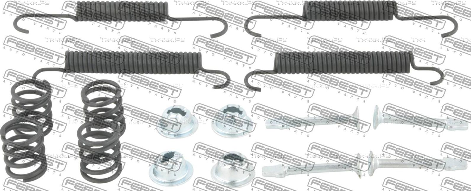 К-кт монтажный барабанных колодок HYUNDAI IX35 2009-2013 1204-IX35R-KIT Febest. Артикул 1204-IX35R-KIT