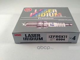 Свеча зажигания IRIDIUM NGK NGK. Артикул IZFR6K11S