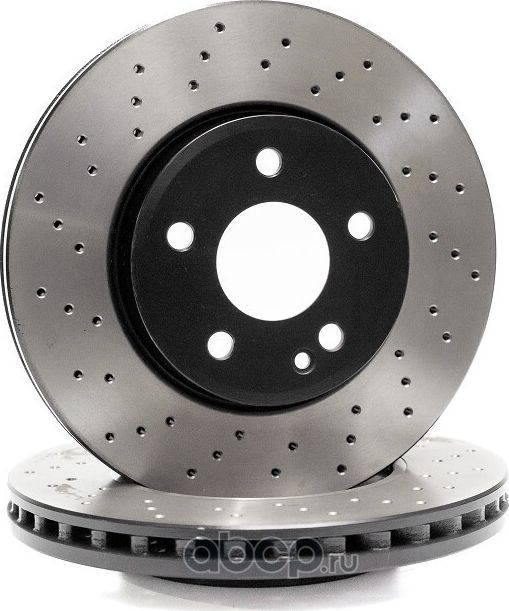 Диск тормозной передний перфорированный (Absel). Артикул MS423015