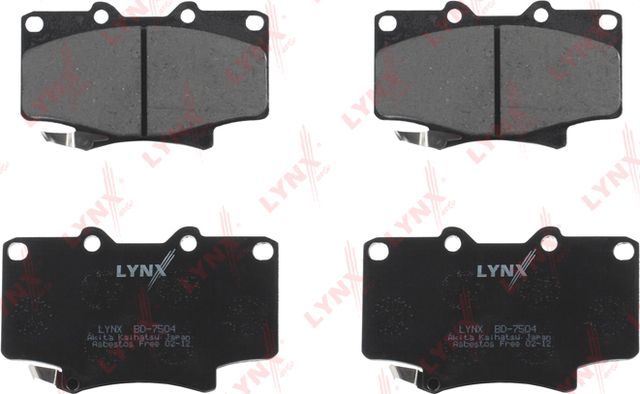 Тормозные колодки LYNXauto. Артикул BD-7504