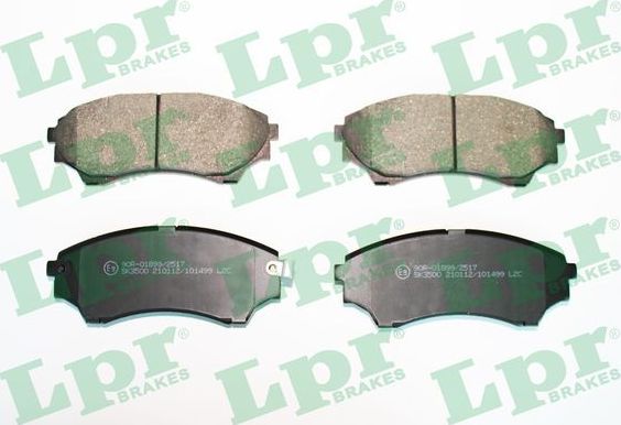 Тормозные колодки LPR передние для Fiat Doblo II 2010-2026. Артикул 05P1494