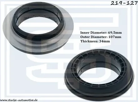 219-127_STARKE_Подшипник опорный HONDA CIVIC VIII Starke. Артикул 219127