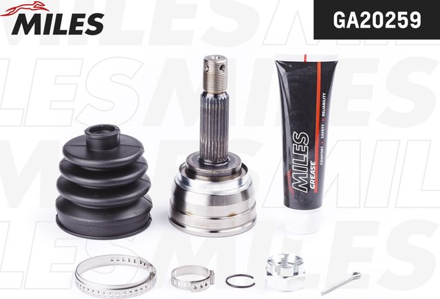 Шрус наружный (граната) Miles для Mitsubishi Colt I (A150) 1978-1984. Артикул GA20259