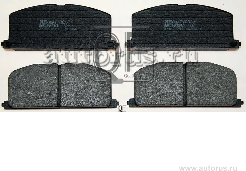 Колодки тормозные дисковые к-т Toyota (Quattro Freni). Артикул QF50100