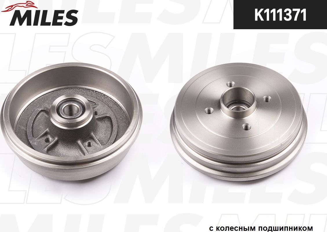 Тормозной барабан Miles задний задний для Nissan Note I 2006-2012. Артикул K111371