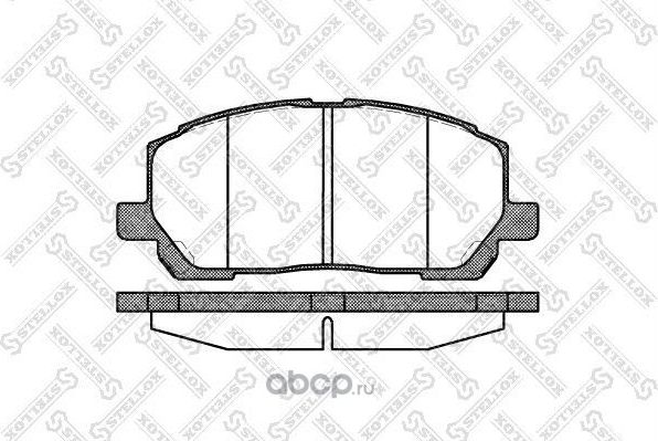 Тормозные колодки Stellox. Артикул 866 000B-SX