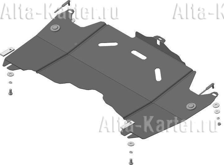 Защита Мотодор для двигателя и КПП Nissan Murano Z51 2008-2015.Артикул 61410. Артикул 61410