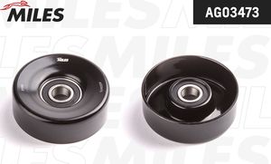 Направляющий (ведущий) ролик приводного поликлинового ремня Miles для Hummer H2 2002-2004. Артикул AG03473
